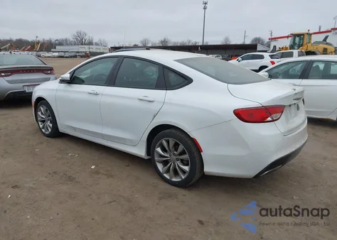 2015 Chrysler 200 S from USA, damaged, VIN 1C3CCCBG1FN652917
